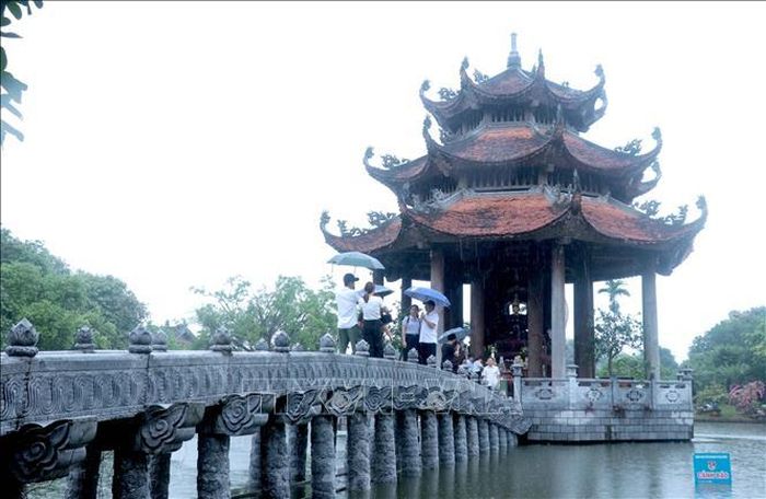 Quang cảnh chùa Nôm, xã Đại Đồng, tỉnh Hưng Yên. Ảnh: Đinh Văn Nhiều/TTXVN
