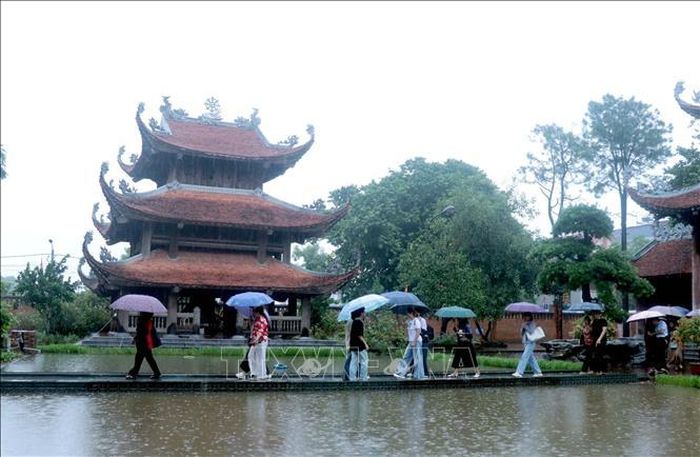 Quang cảnh chùa Nôm, xã Đại Đồng, tỉnh Hưng Yên. Ảnh: Đinh Văn Nhiều/TTXVN