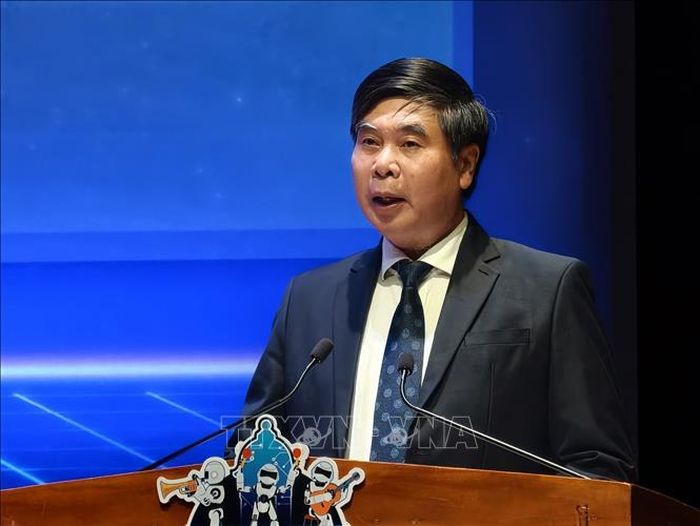 Ông Lâm Hải Giang, Phó Chủ tịch UBND tỉnh Gia Lai phát biểu.