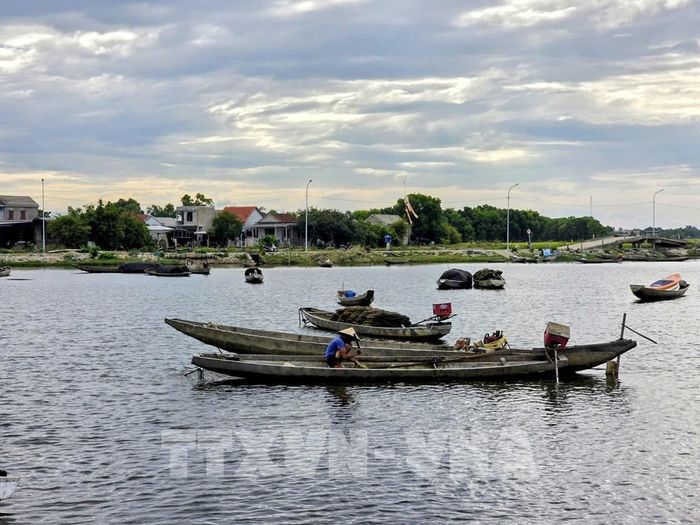Xã Đan Điền được thiên nhiên ban tặng nguồn thủy sản phong phú. Ảnh: Mai Trang - TTXVN