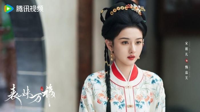 Tống Tổ Nhi vai Chân Gia Phù. Ảnh: Weibo 
