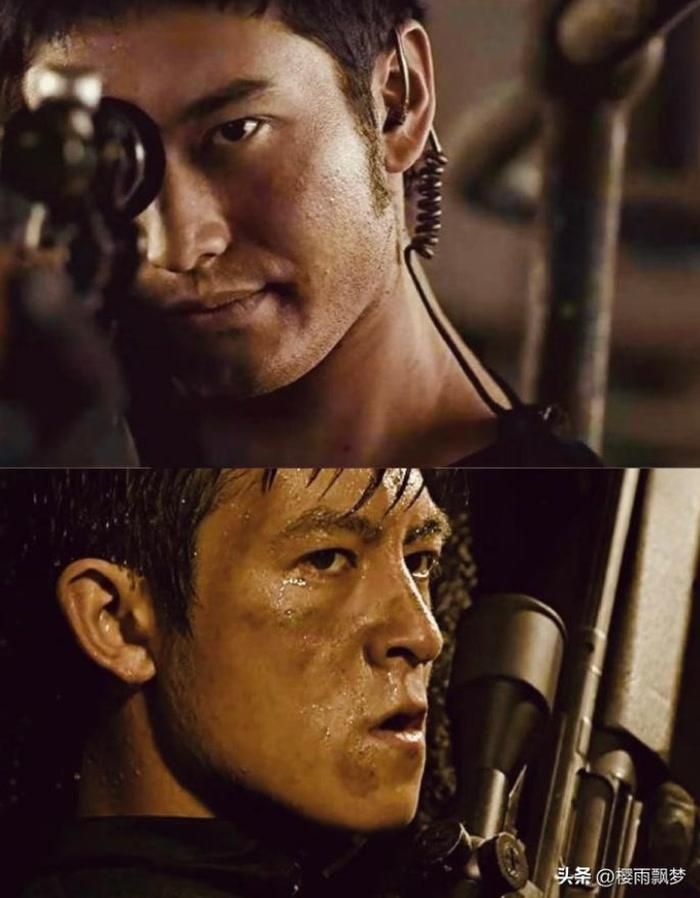 Huỳnh Hiểu Minh và Trần Quán Hy từng chung màn ảnh trong The Sniper, bộ phim được thực hiện cách đây gần hai thập niên. Ảnh: Weibo.