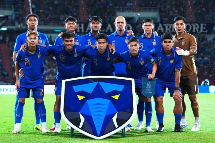 Dù thua 0-2 trước tuyển Việt Nam, Thái Lan vẫn cho thấy sự tự tin và nhiều tiềm năng với lứa U23 được trình làng ở AFF Cup 2026. Ảnh: FAT