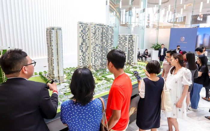 Nhiều người trẻ đang tìm hiểu một dự án nhà ở. Ảnh minh họa