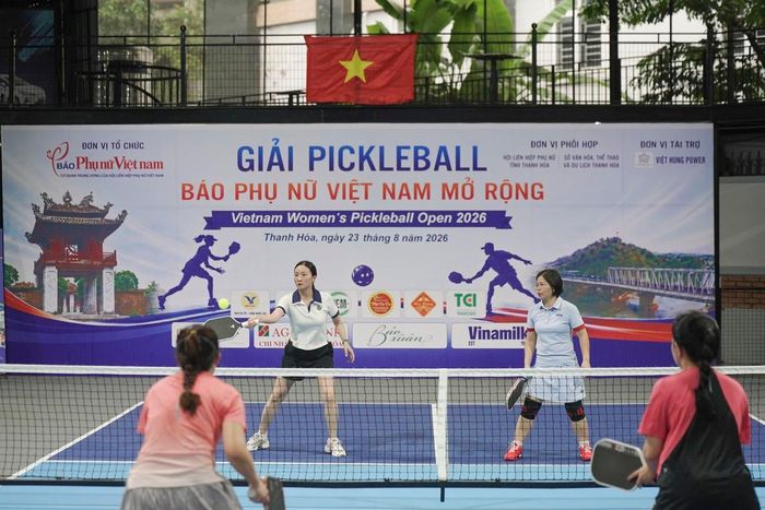 Giải Pickleball Báo Phụ nữ Việt Nam mở rộng 2026 sẽ bế mạc và trao giải vào tối cùng ngày trong sự kiện “Gala Kết nối – Trao giải” tại Trung tâm tổ chức sự kiện White Palace Nguyễn Hoàng (Thanh Hóa).