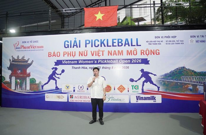 Phát biểu khai mạc, ông Nguyễn Duy Tự, Phó Giám đốc Sở Văn hóa, Thể thao và Du lịch tỉnh Thanh Hóa, cho biết: “Chúng tôi trân trọng cảm ơn Báo Phụ nữ Việt Nam đã lựa chọn Thanh Hóa là địa phương đăng cai tổ chức Giải. Đây là dịp để các vận động viên giao lưu, thi đấu, nâng cao trình độ chuyên môn; đồng thời góp phần lan tỏa tinh thần rèn luyện thể dục, thể thao, xây dựng lối sống lành mạnh trong cộng đồng”.