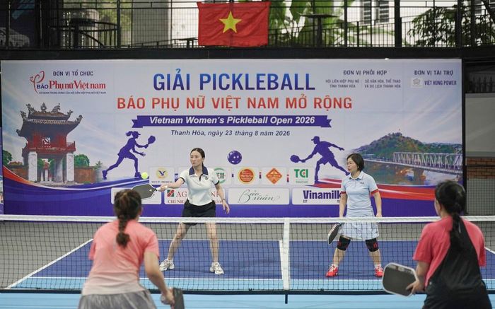 Lễ khai mạc Giải Pickleball Báo Phụ nữ Việt Nam mở rộng 2026 tại Thanh Hóa