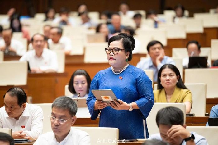 Đại biểu Nguyễn Thị Sửu - đoàn TP. Huế