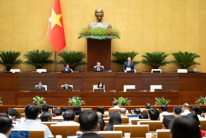Quang cảnh phiên họp. Ảnh: Cổng thông tin điện tử Quốc hội.