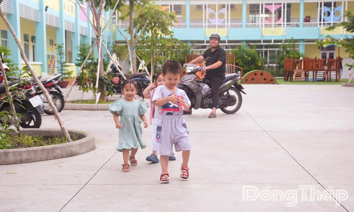 Trường Mầm non Lê Thị Hồng Gấm chuẩn bị sẵn sàng đón trẻ đến trường năm học mới 2026 - 2027.