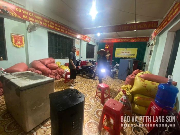 Tài sản của người dân được di dời đến nơi an toàn