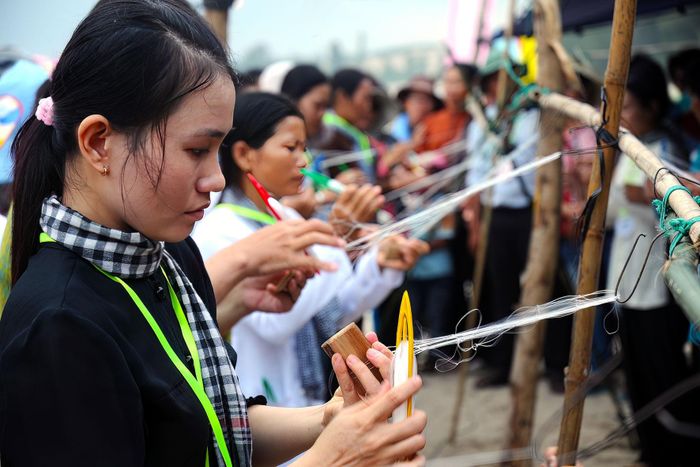 Hội thi đan lưới mang đậm dấu ấn văn hóa miền biển