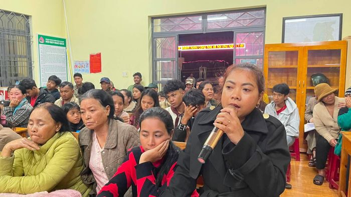 Người dân phát biểu ý kiến tại Diễn đàn “Lắng nghe dân nói” năm 2026 do Thường trực Ủy ban MTTQ Việt Nam phường Lang Biang - Đà Lạt tổ chức