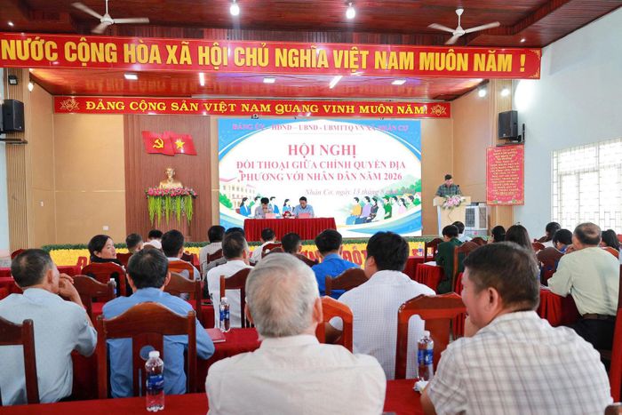 UBND xã, các đơn vị xã Nhân Cơ tổ chức nhiều cuộc đối thoại với các tầng lớp Nhân dân