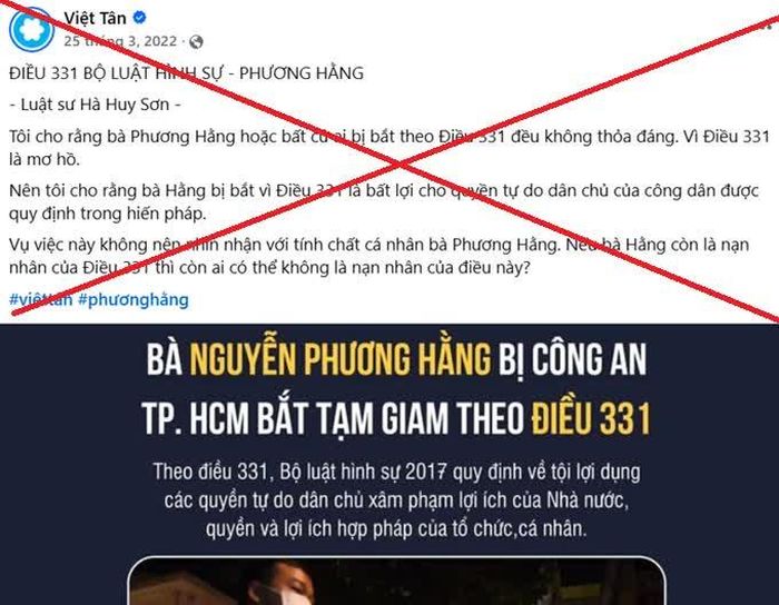 Luận điệu xuyên tạc của các thế lực chống phá, phản động.