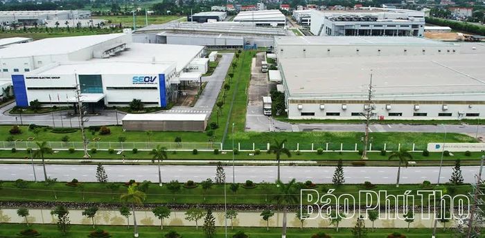 Khu công nghiệp Thăng Long Vĩnh Phúc tại xã Bình Xuyên góp phần tạo động lực phát triển kinh tế - xã hội địa phương trong giai đoạn mới.