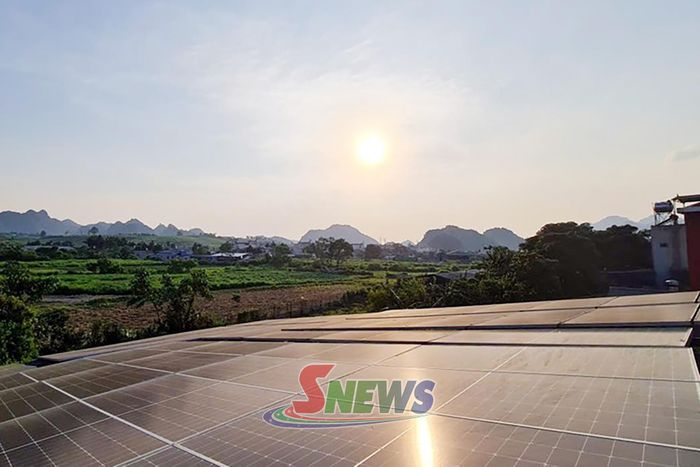 Mô hình điện mặt trời mái nhà được lắp đặt các hộ gia đình CBCNV Công ty Điện lực Sơn La