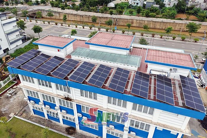 Điện mặt trời mái nhà được lắp đặt tại trụ sở Điện lực Tô Hiệu, Công ty Điện lực Sơn La