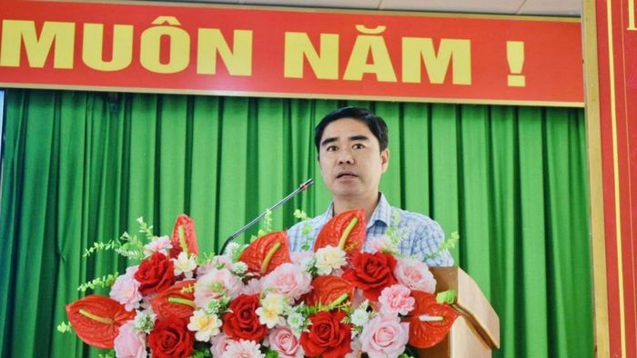 Ông Nguyễn Tấn Phong - Chủ tịch UBND xã Bình Hòa