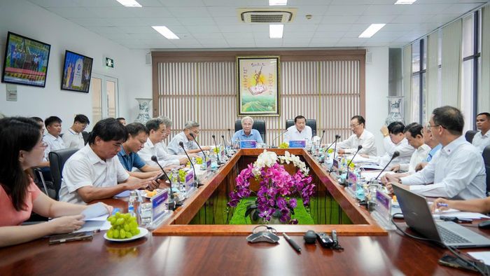 Các đại biểu tham dự tại Lễ kỷ niệm 9 năm hầm Đèo Cả được đưa vào khai thác diễn ra ngày 20/8 vừa qua.