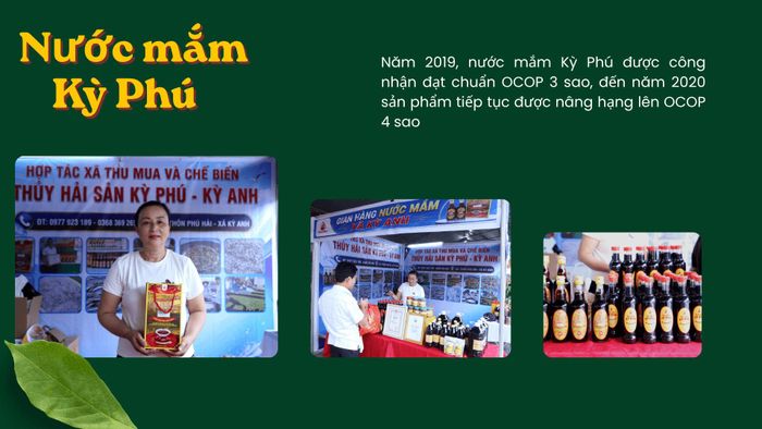 Nước mắm Kỳ Phú tham gia hội chợ