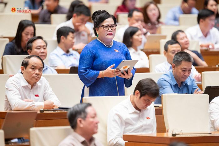 ĐBQH Nguyễn Thị Sửu (TP. Huế). Ảnh: Phạm Thắng