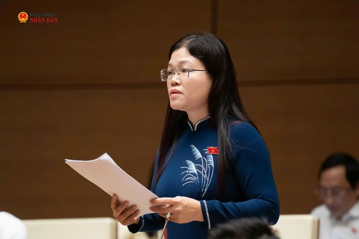ĐBQH Lương Thị Hoa (Thanh Hóa). Ảnh: Phạm Thắng