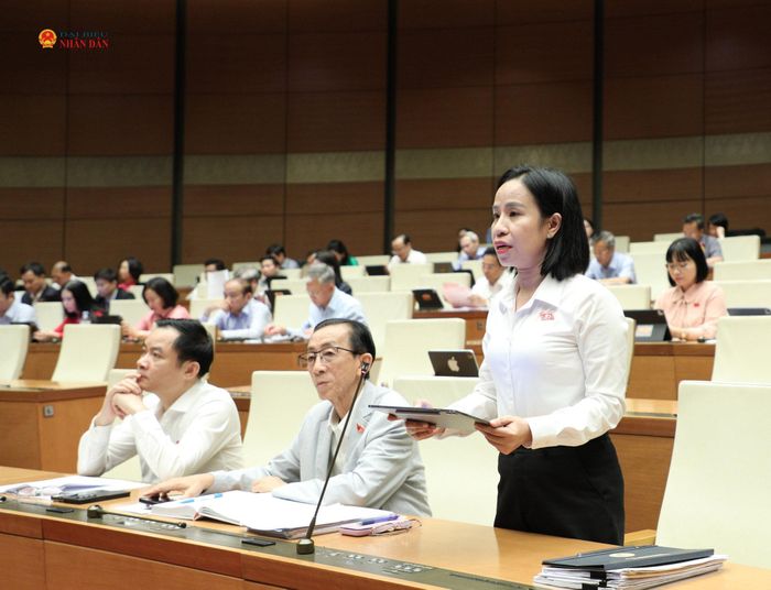 ĐBQH Võ Ngọc Thanh Trúc (TP. Hồ Chí Minh). Ảnh: Khánh Duy
