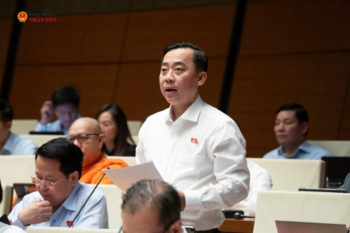 ĐBQH Đào Chí Nghĩa (TP. Cần Thơ) phát biểu. Ảnh: Phạm Thắng