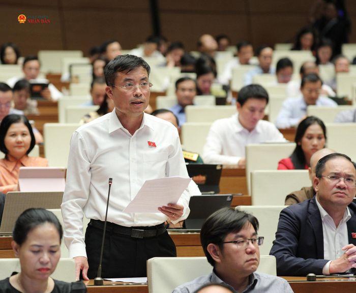 ĐBQH Nguyễn Xuân Kỳ (TP Hà Nội) phát biểu. Ảnh: Khánh Duy