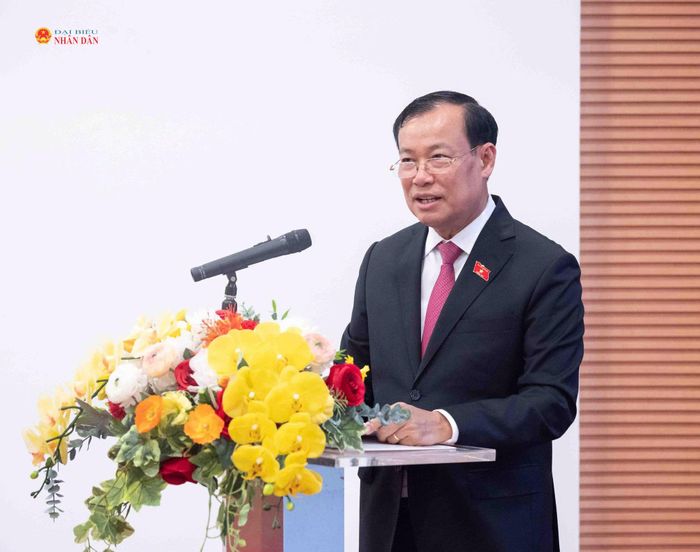 Chủ nhiệm Ủy ban Quốc phòng, An ninh và Đối ngoại, Thượng tướng Lê Tấn Tới phát biểu