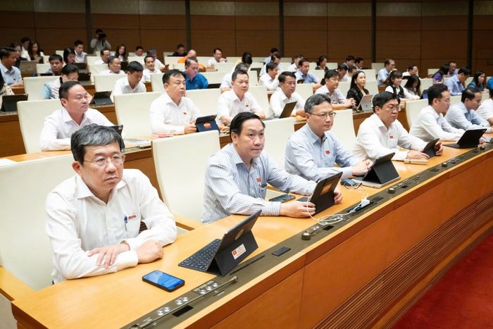 Các đại biểu tham dự phiên họp.