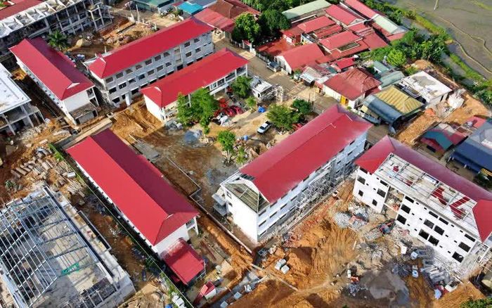 Trường phổ thông nội trú Tiểu học và THCS Yên Khương, xã Yên Khương, tỉnh Thanh Hóa sẽ được đưa vào sử dụng trong năm học mới 2026-2027 . Ảnh: Hà Đồng