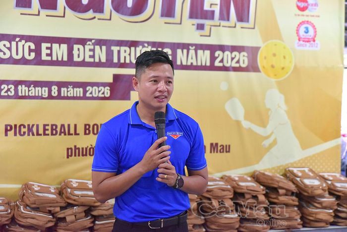 Anh Nguyễn Trần Đăng Khoa, Bí thư Phường đoàn An Xuyên, mong muốn thông qua các hoạt động thể thao sẽ huy động tối đa các nguồn lực trong cộng đồng để chăm lo cho thanh - thiếu nhi.