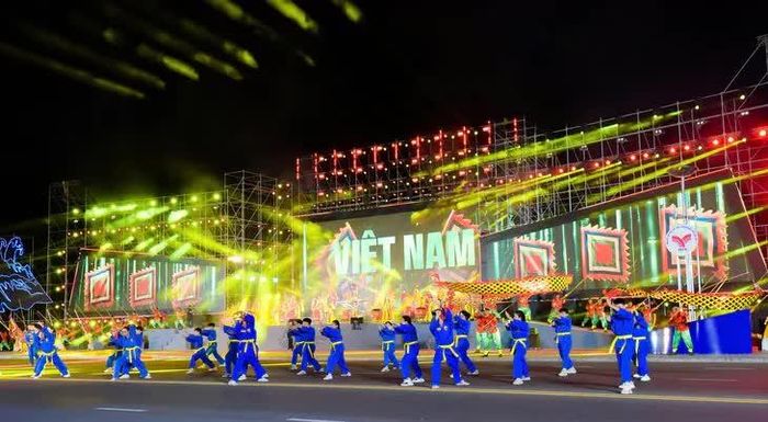 Một tiết mục ấn tượng tại Lễ khai mạc