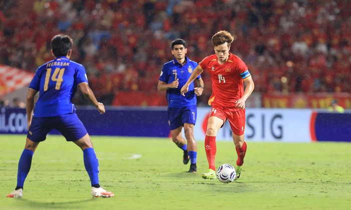 Đội tuyển Việt Nam chơi không tốt trong hiệp 1.