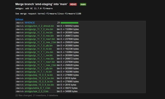 Bản cập nhật firmware AMD GPU mới được tích hợp vào Linux, hé lộ bước tiến quan trọng cho dòng APU Medusa Point. (Ảnh: Kernel)