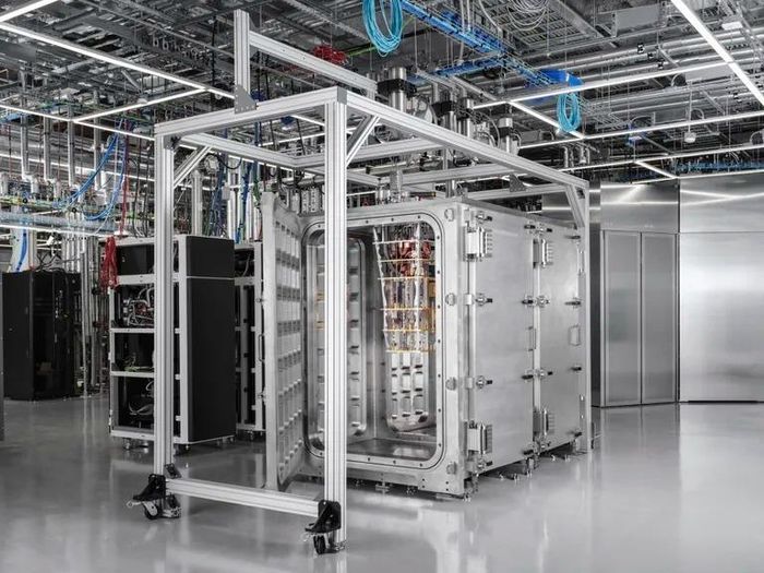 Trong tương lai, hàng chục tủ lạnh lượng tử của IBM có thể được kết nối với nhau để vận hành các hệ thống mạnh mẽ hơn. (Ảnh: IBM)