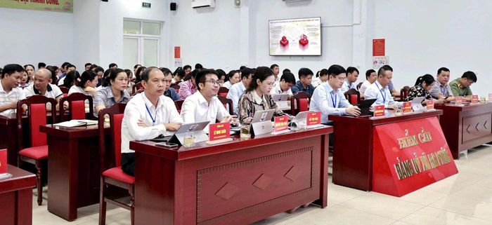 Xã Đa Phúc quán triệt Nghị quyết Hội nghị lần thứ 3 Ban Chấp hành Trung ương Đảng khóa XIV. Ảnh: Hồng Kỳ