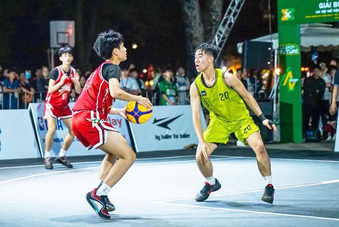 Một trận đấu tại giải bóng rổ 3x3 Hà Nội mở rộng năm 2026. Ảnh: Bóng rổ Hà Nội