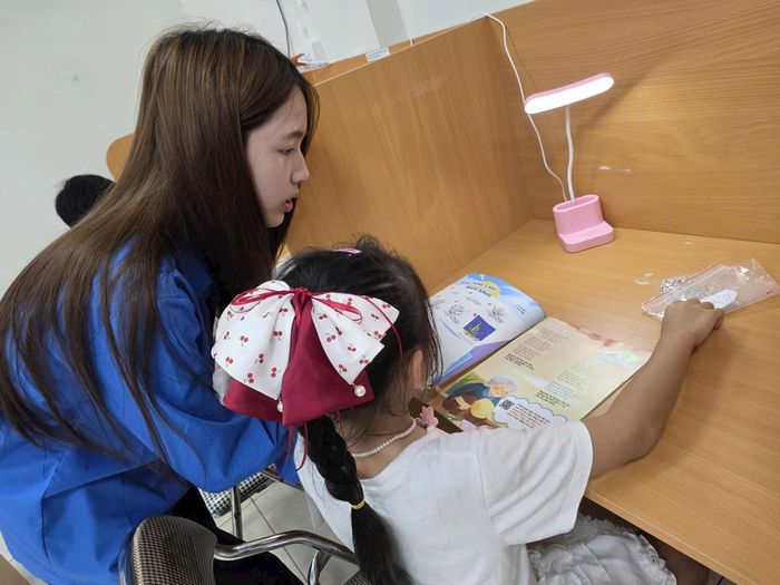 Mô hình "Không gian văn hóa - kết nối cộng đồng" là nơi giao lưu, kết nối các thế hệ. Ảnh: Mai Khôi