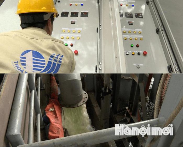 Cùng với lực lượng tại hiện trường, hệ thống thoát nước được vận hành theo kịch bản ứng phó ở mức cao nhất. Các hồ điều hòa được hạ mực nước, các trạm bơm được vận hành để tạo dung tích dự phòng, tăng khả năng tiếp nhận và tiêu thoát nước.