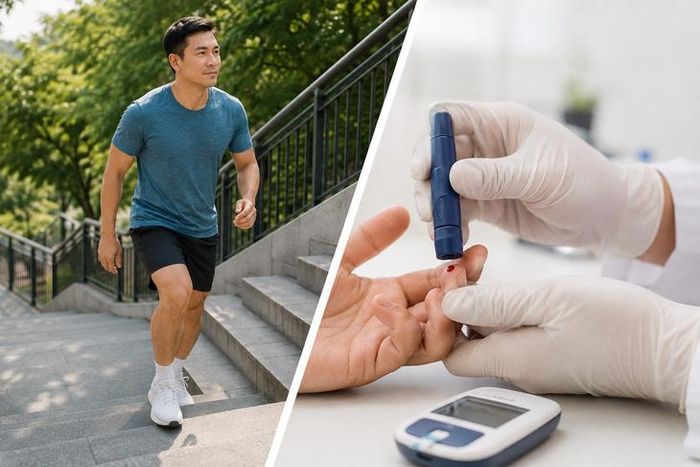 Thực hiện lối sống năng động cải thiện sức khỏe chuyển hóa và giảm nguy cơ mắc bệnh đái tháo đường. Ảnh AI.