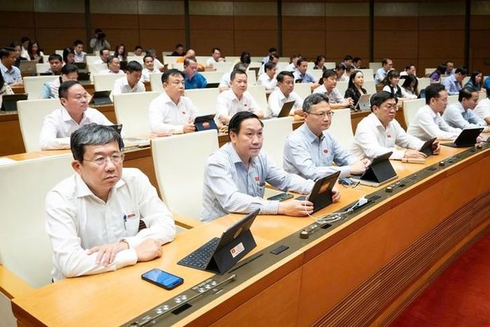 Các ĐBQH dự kỳ họp. Ảnh: Media Quốc hội