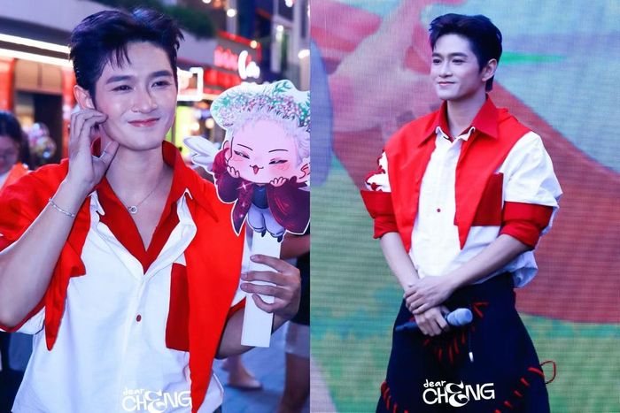 Visual sáng bừng của Cheng khi giao lưu cùng khán giả. - Ảnh: @dearchengforlife