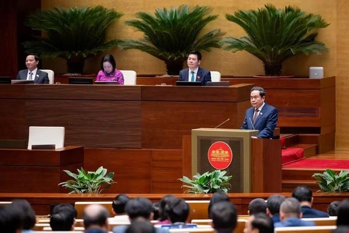 Chủ tịch Quốc hội Trần Thanh Mẫn phát biểu bế mạc kỳ họp