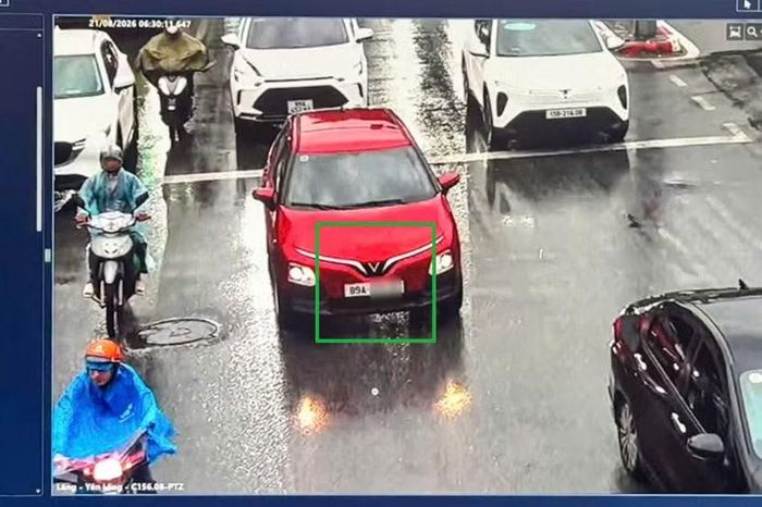 Hệ thống camera ghi nhận biển số trước.