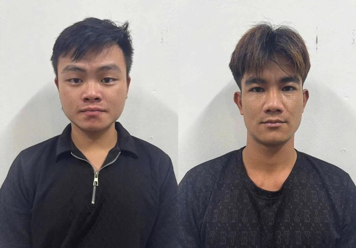 Hai đối tượng An và Anh bị Công an tỉnh Nghệ An bắt giữ vì liên quan đến hoạt động “Mua bán người”. Ảnh: CACC