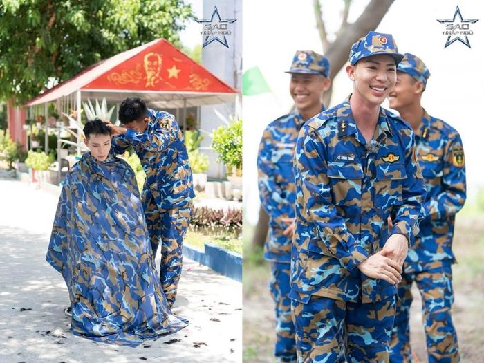 Erik trải nghiệm môi trường quân ngũ trong "Sao Nhập Ngũ 2026". Ảnh: NSX