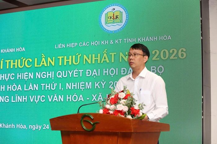 Ông Nguyễn Thanh Hà, Phó Chủ tịch UBND tỉnh Khánh Hòa phát biểu